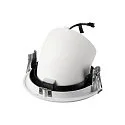 SLV LED Ceiling recessed luminaire NUMINOS® GIMBLE XL, 3000K, 20°, white/chrome