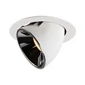 LED Ceiling recessed luminaire NUMINOS® GIMBLE XL, 3000K, 40°, white/chrome