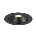 SLV LED Ceiling recessed luminaire NUMINOS® GIMBLE XL, 4000K, 55°, black