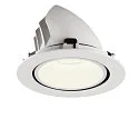 SLV LED Ceiling recessed luminaire NUMINOS® GIMBLE XL, 4000K, 40°, white