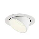 SLV LED Ceiling recessed luminaire NUMINOS® GIMBLE XL, 4000K, 40°, white