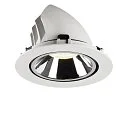 SLV LED Ceiling recessed luminaire NUMINOS® GIMBLE XL, 4000K, 55°, white/chrome