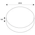 Mounting frame for NUMINOS® XS, 160/70mm