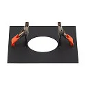 SLV Mounting frame for NUMINOS® XS, 160/70mm, square, black