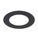 Mounting frame for NUMINOS® S, 160/100mm, round, black