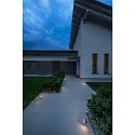 SLV LED module SMALL PLOT, 3W, 3000K, CRI80, 180°, frosted, stainless steel
