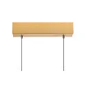 SLV Pendant luminaire ONE LINEAR 140 PHASE up/down, 35W, 2700/3000K, brass