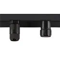 SLV LED Wall / Ceiling luminaire FLOODI M, 30W, 3000K, 100°, anthracite/transparent
