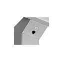 SLV table lamp WORKLIGHT UGR < 19 IP20, silver dimmable