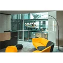 SLV floor lamp ONE BOW FL up / down, black dimmable