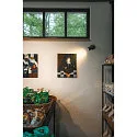 wall and ceiling luminaire ASTO TUBE CW SINGLE 1 flame, round, cardanic swivelling GU10 IP20, black dimmable