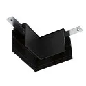 L-connector TRACK 48V mechanical, right, low, black