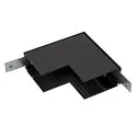 L-connector TRACK 48V mechanical, low, Stereo, black