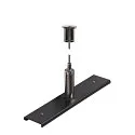 track reinforcement plate TRACK 48V with suspension kit, black
