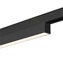SLV track spot IN-LINE 22 DALI 48V rigid, DALI controllable IP20, black dimmable