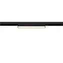 SLV track spot IN-LINE 22 DALI 48V rigid, DALI controllable IP20, black dimmable