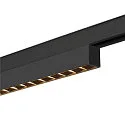 SLV track spot IN-LINE 22 TRACK 48V DARKLIGHT REFLECTOR DALI controllable IP20, black dimmable