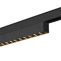 SLV track spot IN-LINE 22 TRACK 48V DARKLIGHT REFLECTOR DALI controllable IP20, black dimmable