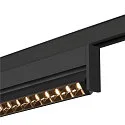 SLV track spot IN-LINE 46 TRACK 48V DARKLIGHT REFLECTOR Move DALI IP20, black dimmable