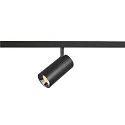track spot NUMINOS® S TRACK 48V DALI controllable IP20, chrome, black dimmable