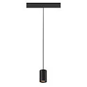 SLV pendant luminaire NUMINOS® XS TRACK 48V DALI controllable IP20, black dimmable