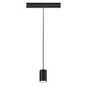 SLV pendant luminaire NUMINOS® XS 48V DALI 2 40° for VDU workstation, DALI controllable IP20, black matt dimmable