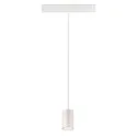 SLV pendant luminaire NUMINOS® XS 48V 55° for VDU workstation, DALI controllable IP20, white matt dimmable