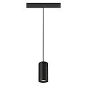 SLV pendant luminaire NUMINOS® S 48V DALI 2 40° for VDU workstation, DALI controllable IP20, black matt dimmable