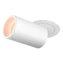SLV ceiling recessed luminaire NUMINOS® PROJECTOR M cylindrical, white
