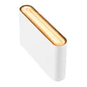 SLV outdoor wall luminaire OVAL 14 WL IP65, white