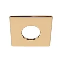 cover UNIVERSAL DOWNLIGHT IP65 square, glossy, gold