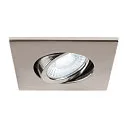 SLV cover UNIVERSAL DOWNLIGHT IP20 square, swivelling, chrome