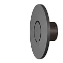 SLV outdoor wall luminaire I-RING round, switchable, with diffuser, cardanic swivelling IP65, anthracite 