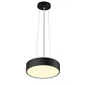 SLV wall and ceiling luminaire MEDO® PRO 30 round IP50, black dimmable