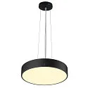 SLV wall and ceiling luminaire MEDO® PRO 40 round, DALI controllable IP50, black dimmable