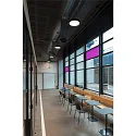 SLV wall and ceiling luminaire MEDO® PRO 40 round, DALI controllable IP50, black dimmable