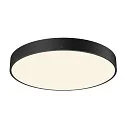 SLV wall and ceiling luminaire MEDO® PRO 60 round, DALI controllable IP50, black dimmable