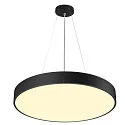 SLV wall and ceiling luminaire MEDO® PRO 60 round, DALI controllable IP50, black dimmable