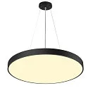 SLV ceiling luminaire MEDO® PRO 90 round, DALI controllable, CCT Switch, UGR < 19 IP50, black dimmable