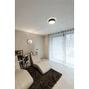wall and ceiling luminaire MEDO® 30 round, CCT Switch, direct / indirect IP50, black dimmable