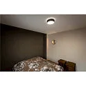 wall and ceiling luminaire MEDO® 30 round, CCT Switch, direct / indirect IP50, black dimmable