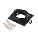 SLV recessed ceiling ring NEW TRIA® 68 square, black