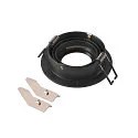 SLV recessed ceiling ring NEW TRIA® 75 round, black