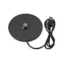 SLV battery table lamp VINOLINA ONE with touch dimmer, ring shape, with charging station IP54, white dimmable