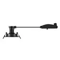 SLV ceiling recessed luminaire NEW TRIA® 68 round GU10 IP20, black