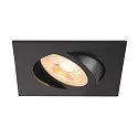ceiling recessed luminaire NEW TRIA® 68 square GU10 IP20, black