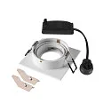 ceiling recessed luminaire NEW TRIA® 75 square GU10 IP20, white