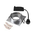 SLV ceiling recessed luminaire NEW TRIA® 75 square GU10 IP20, aluminium