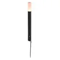SLV battery table lamp TAHA IP65, black dimmable