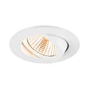 ceiling recessed luminaire NEW TRIA® UNIVERSAL 68 round IP20, white dimmable
